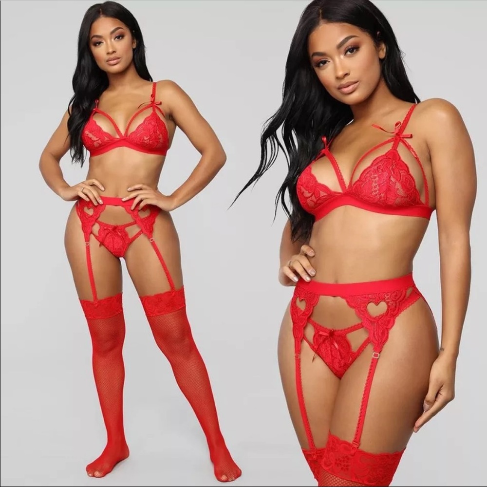 Be My Valentine Lingerie Set